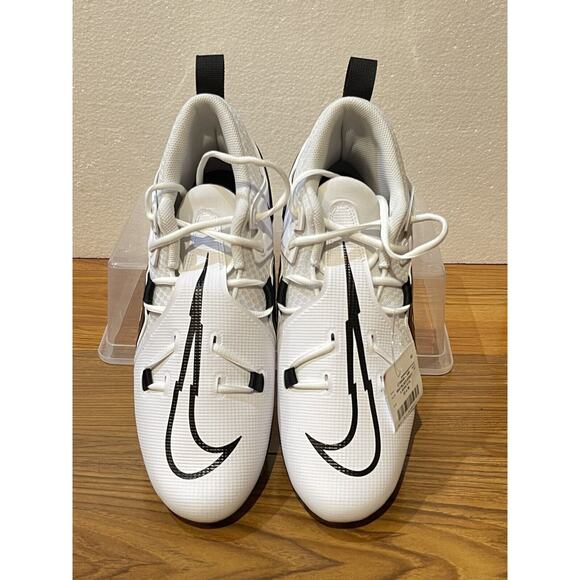 NWT Men's Nike Alpha Menace Pro 3 Football Cleats White Black CT6649-108 Size 12 - Picture 3 of 10